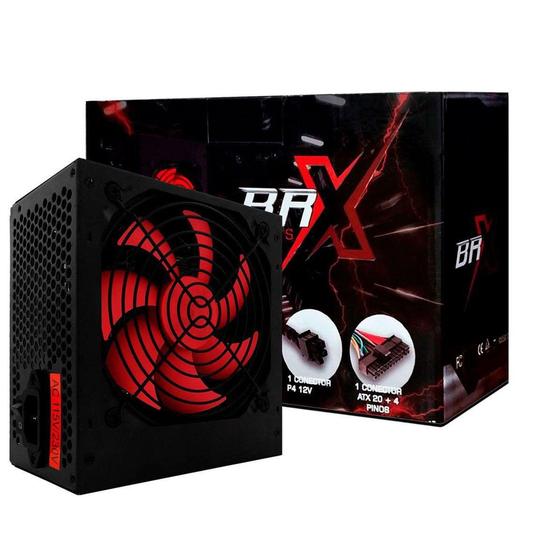 Fonte BRX B-S550W 550W Bivolt - BR X - ATX Menor preço em Fonte BRX B-S550W 550W Bivolt - BR X - ATX