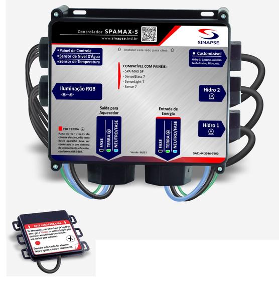 Imagem de Fonte Caixa Comando Controlador Spa Max 5f Sinapse