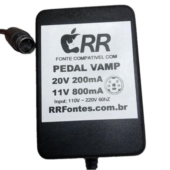 Imagem de Fonte carregador 20Vac + 11Vac para pedal Vamp marca Behringer modelo TWEAKALIZER-DFX69