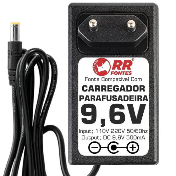 Imagem de Fonte Carregador 9,6V Para Parafusadeira Black Decker Cd961