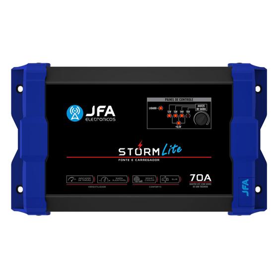 Imagem de Fonte Carregador Automotivo JFA 70a Storm Lite Bivolt Automático