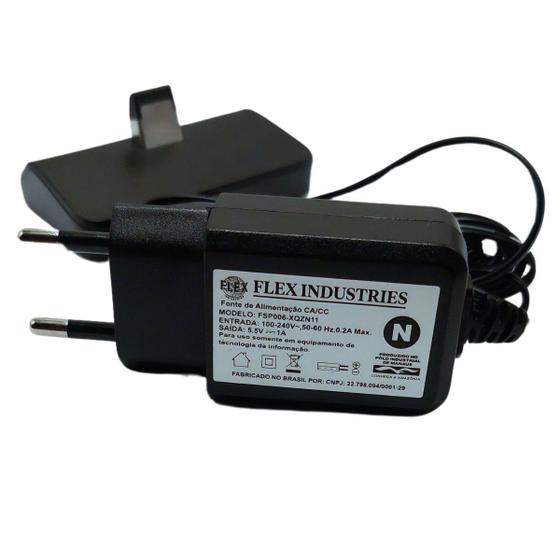 Fonte Carregador Base de Mesa 5.5v 1a - Genérica Imagem de Fonte Carregador Base de Mesa 5.5v 1a