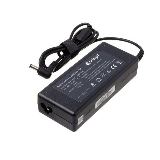 Imagem de Fonte Carregador bringIT compatível com para Notebook Asus K42J K43E K45A  19V 4.74A 90W Pino 5.5 X 2.5 mm