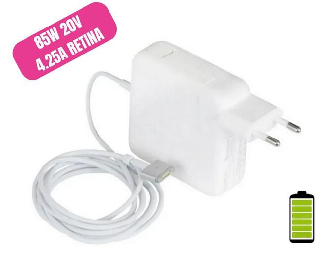 Imagem de Fonte Carregador Compatível com Macbook Pro Magsafe 2 85w 20v 4.25a Bivolt