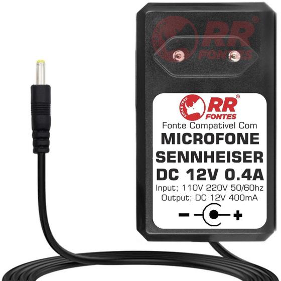 Imagem de Fonte Carregador DC 12V Para Microfone Sennheiser EW G3 EW G4