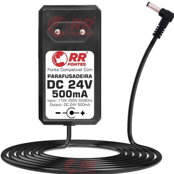 Imagem de Fonte Carregador Dc 24v Para Parafusadeira Bateria De 24v Bosch Titanium