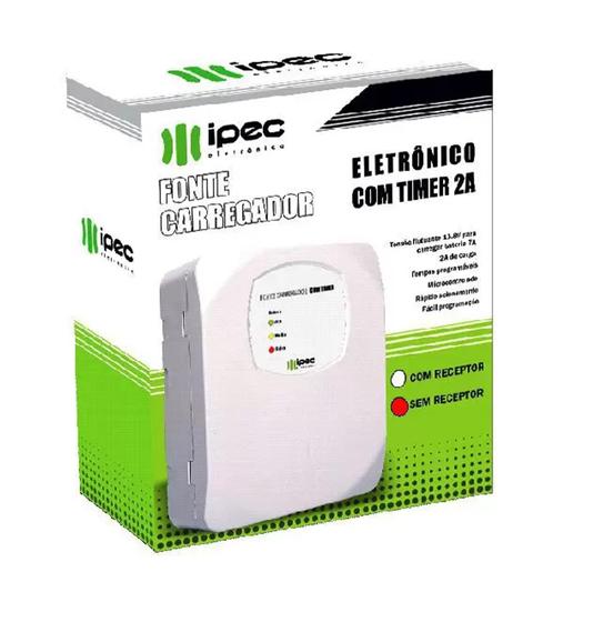 Imagem de Fonte - Carregador Eletrônico Com Timer 2A - Ipec 1061