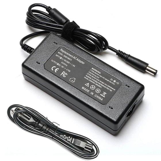 Imagem de Fonte Carregador Hp 90w Dv7 Dv4 Dv5 Pavilion Probook Compaq