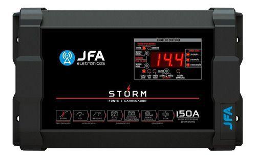 Imagem de Fonte Carregador Jfa 150a Bivolt Storm Com Medidor Cca