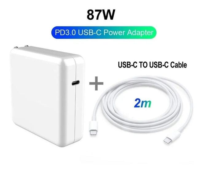 Imagem de Fonte Carregador P/ Macbook Pro Air Retina 13 E 15 Usb-c 87w - AC Adapter