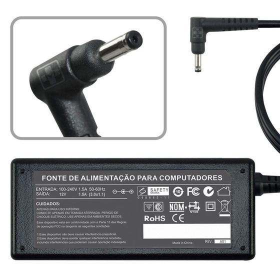 Imagem de Fonte Carregador Para Acer Iconia A100 12v 1,5a  679