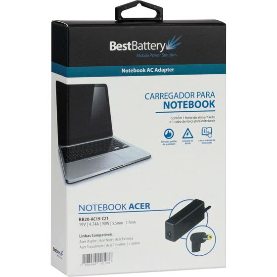 Imagem de Fonte Carregador para Notebook Acer Aspire V5-122P-0681