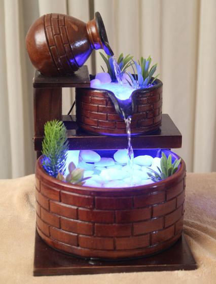 Imagem de Fonte Cascatas com bomba e LED 13A