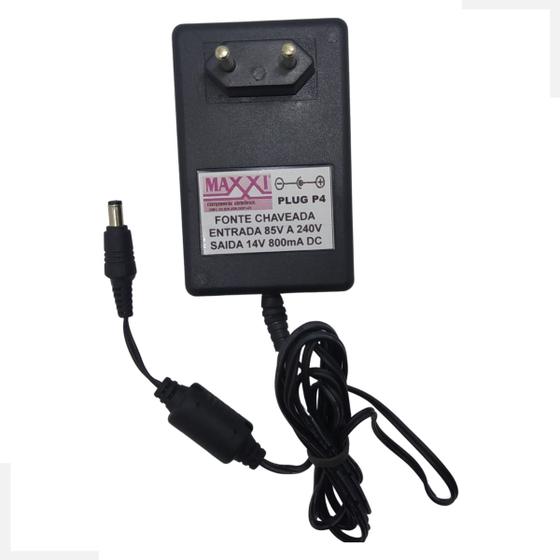 Imagem de Fonte Chaveada 14V 800 MAH Bivolt Maxxi Plug P4