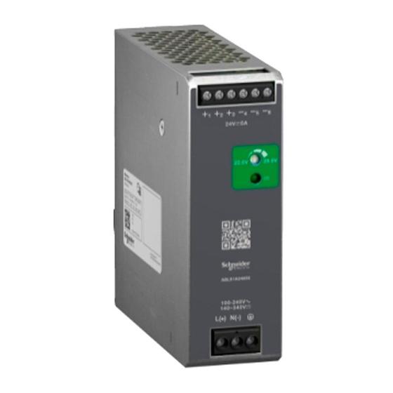 Imagem de Fonte Chaveada 24 Vdc 5 A 120 W 100/240VCA ABLS1A24050  Schneider