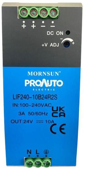 Imagem de Fonte chaveada alim. 85-264vac - saída 24vdc / 10a / 240w - lif240-10b24r2s (proauto)