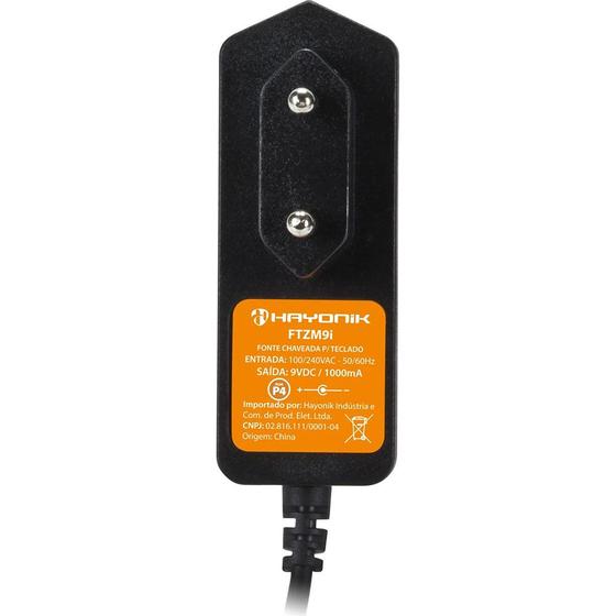 Imagem de Fonte chaveada hayonik ftzm9i 9vdc 1a p4 c- bivolt - 64734