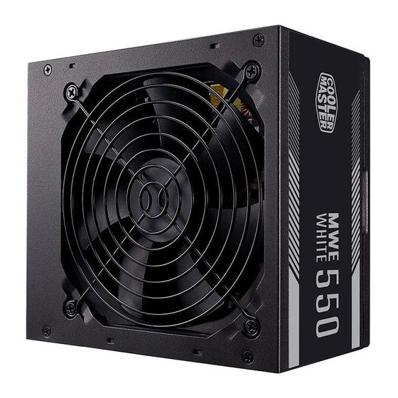 Imagem de Fonte Cooler Master MwE 550W 80 Plus White PFC Ativo - MPE-5501-ACAAW-BR