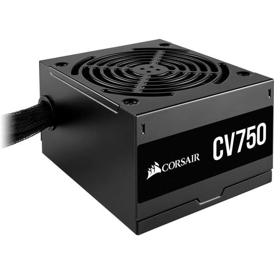 Fonte Corsair CV750 750W, 80 Plus Bronze - CP-9020237-BR Menor preço em Fonte Corsair CV750 750W, 80 Plus Bronze - CP-9020237-BR