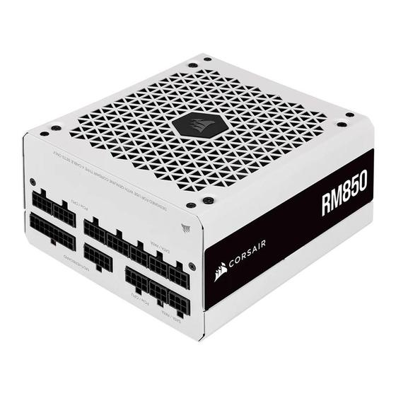 Fonte Corsair RM Series RM850, 850W, 80 Plus Gold, Modular, Sem Cabo, Branco - CP-9020232-WW Menor preço em Fonte Corsair RM Series RM850, 850W, 80 Plus Gold, Modular, Sem Cabo, Branco - CP-9020232-WW