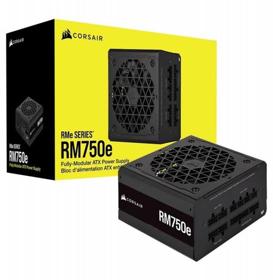 Imagem de Fonte Corsair Rm750e Modular 80 Plus Gold Preta Cp9020248-na Cor Black