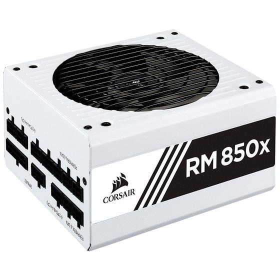 Fonte Corsair RM850x, 850W, 80 Plus Gold, Modular, Branco - CP-9020188-WW Menor preço em Fonte Corsair RM850x, 850W, 80 Plus Gold, Modular, Branco - CP-9020188-WW