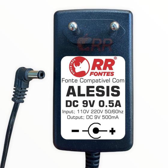 Imagem de Fonte DC 9V 0.5A Para Bateria Eletronica Alesis DM10 Alesis Nitro