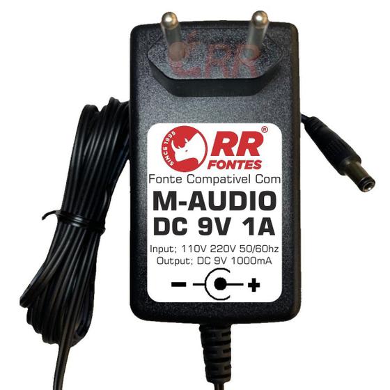 Imagem de Fonte DC 9V 1A Para M-AUDIO Merge 2x4 Midiman 9V Midisport 8x8s