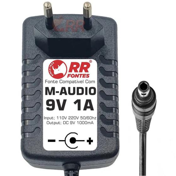 Imagem de Fonte DC 9V 1A Para M-AUDIO Smartsync Sono61 Syncman