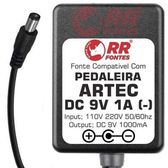 Imagem de Fonte DC 9V Para Pedal Pedaleira Artec