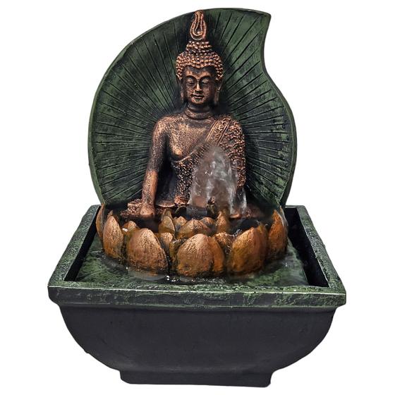 Imagem de Fonte De Água Decorativa Buda Hindu Tibetano Sidarta Bivolt