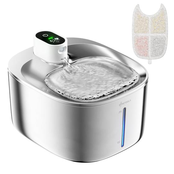 Imagem de Fonte de Água para Gato APD APETDOLA Wireless 4L - 3 Modos de Distribuição