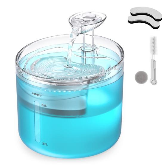 Imagem de Fonte de Água para Pets NPET WF100 - 1,6L, 2 Modos de Fluxo e Luz LED