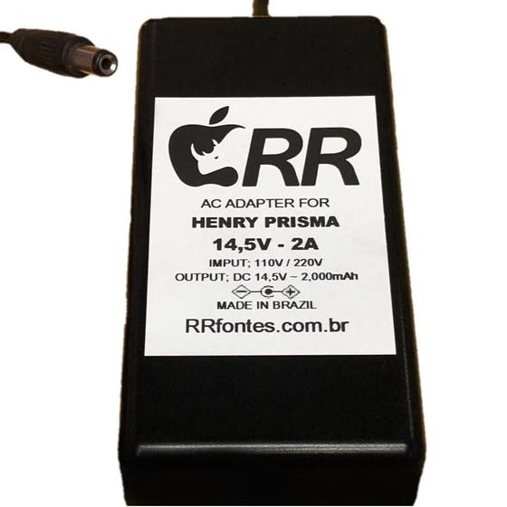 Fonte de alimentação 14,5V para Relógio de Ponto Henry Prisma modelo Henry Plus Menor preço em Fonte de alimentação 14,5V para Relógio de Ponto Henry Prisma modelo Henry Plus