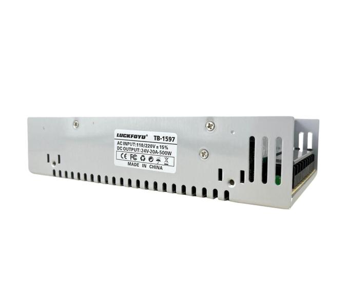 Imagem de Fonte de Alimentação Chaveada DC 20A 20000mA 24V AC 100-220V Bivolt TYF
