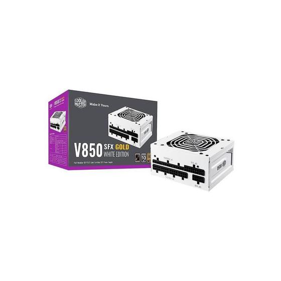 Fonte De Alimentação Cooler Master V850 Sfx Gold Branco Edition 850W Modular 80 Menor preço em Fonte De Alimentação Cooler Master V850 Sfx Gold Branco Edition 850W Modular 80