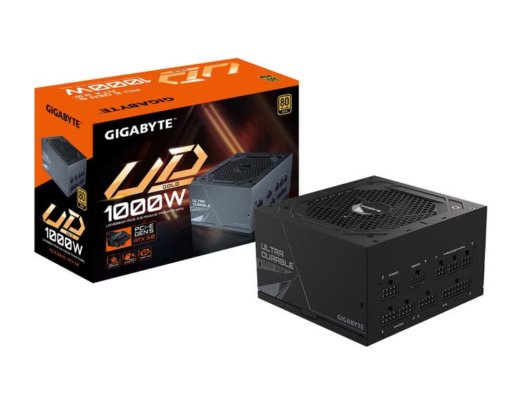 Imagem de Fonte de alimentação GIGABYTE GP-UD1000GM PG5 Rev2.0 1000W 80 Plus Gold