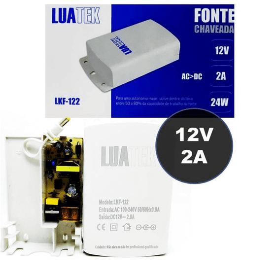 Imagem de Fonte De Alimentação Para Camera Fita Led 12v /2a /24w Bivolt LKF122