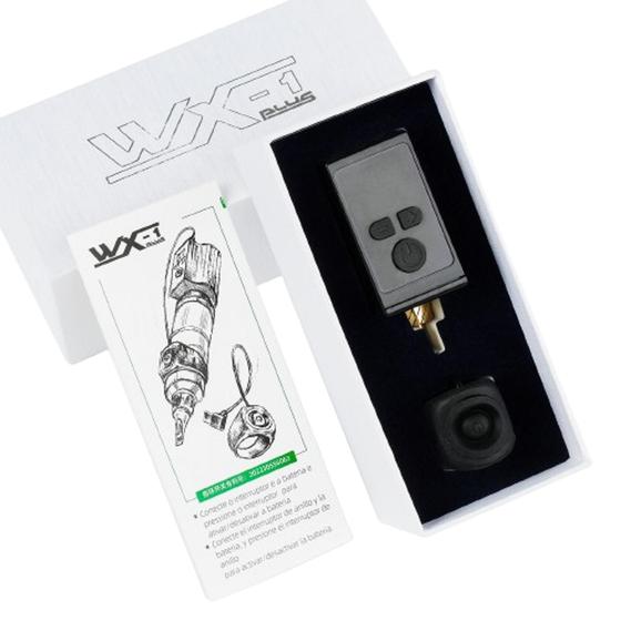 Imagem de Fonte de alimentação sem fio para tatuagem com controle de dedo WX-1 Plus.