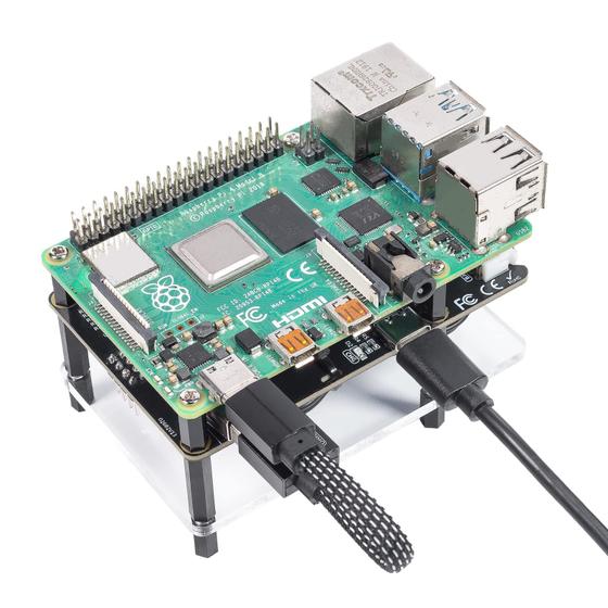 Imagem de Fonte de Alimentação UPS SunFounder PiPower para Raspberry Pi 4B/3B+/3B