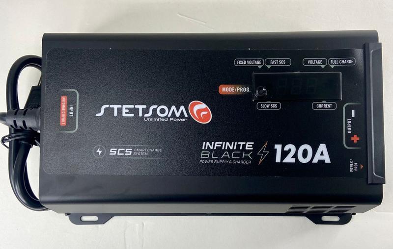 Fonte De Carga Inteligente 120a Novo Infinite Black Stetsom Fonte de