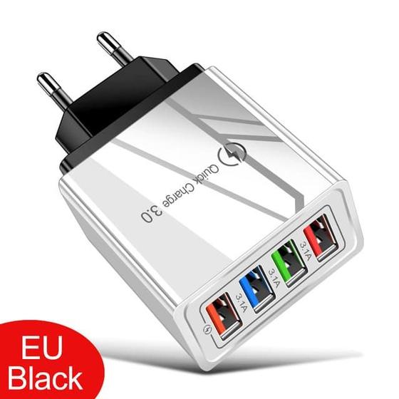 Imagem de Fonte de Carregador Rápido USB  3.0 l UE/EUA Plug