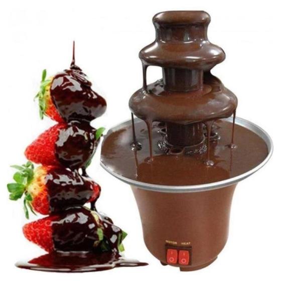 Imagem de Fonte De Fondue De Chocolate Cascata de Chocolate