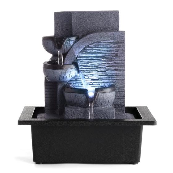 Imagem de Fonte de Mesa WICHEMI com Cascata e Luz LED