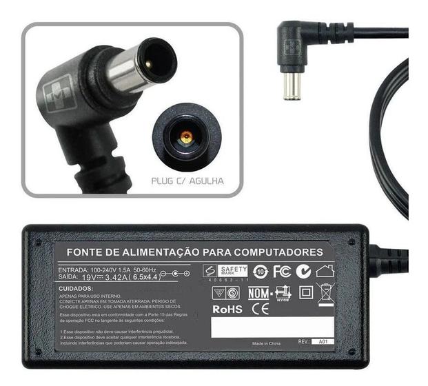 Fonte Externa Para Monitor Tv Lg 22ma33n 19v 3,42a 65w 644 Menor preço em Fonte Externa Para Monitor Tv Lg 22ma33n 19v 3,42a 65w 644