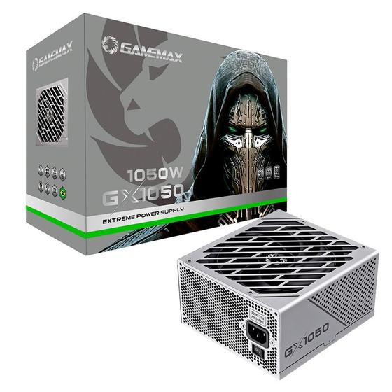 Imagem de Fonte Gamemax GX1050 PRO, 1050W, 80 Plus Platinum, PCIe 5.0, Full Modular, Metal - GX1050PRSLS8810BR