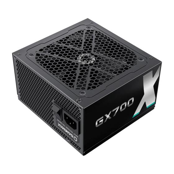 Imagem de Fonte Gamemax GX700, 700W, 80 Plus Gold - Preto - GX700WBKPSS7710BR 