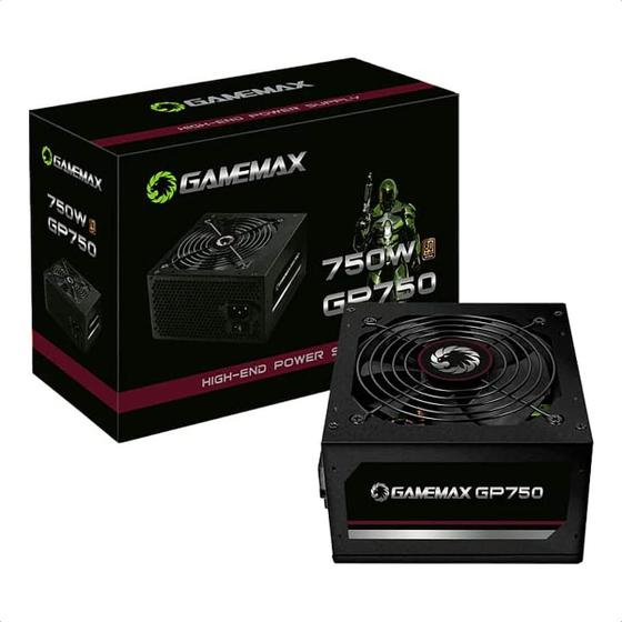 Fonte Gamer ATX 750W Preta Silenciosa com Ventoinha 80 Plus Bronze 50-60Hz Auto Range 110-240V - Gamemax GP750 é boa?