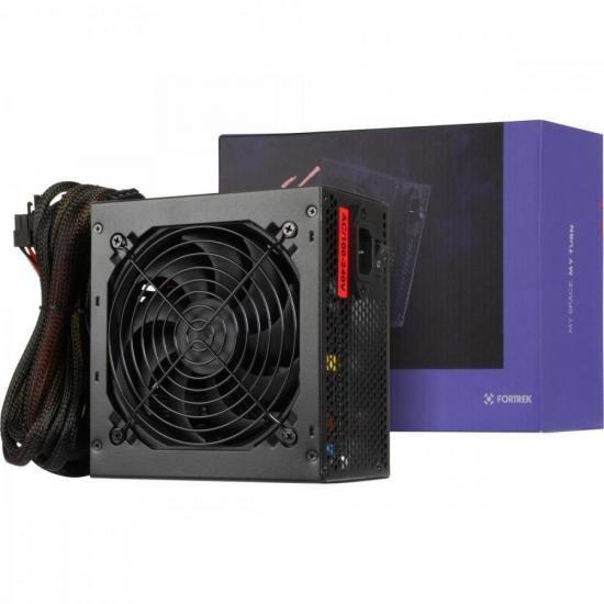 Imagem de Fonte Gamer ATX Fortrek Black Hawk 500W 80 Plus Bronze PFC Ativo