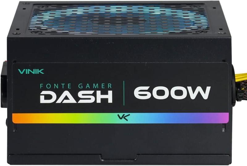 Imagem de Fonte gamer dash 600w preto - vfg600wp